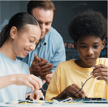 Person exploring future pathways